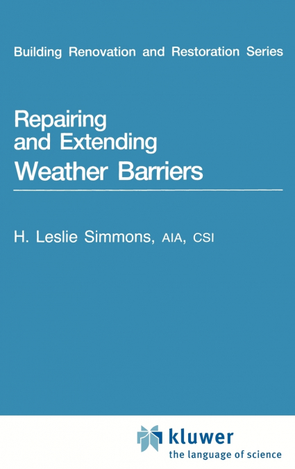 Repairing And Extending Weather Barriers