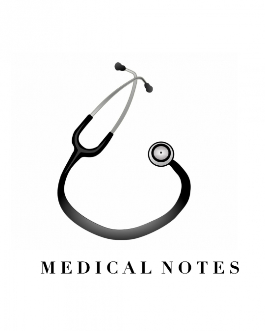 Medical Notes blank creative Journal