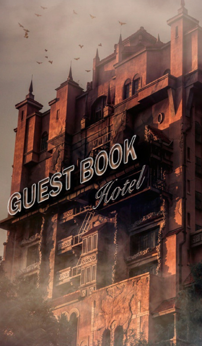 Halloween haunted  Hotel  guest Book