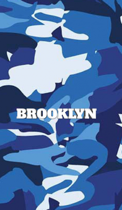 Brooklyn blue camouflage Creative journal Sir Michael Huhn Artist designer Edition