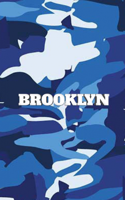 Brooklyn blue camouflage Creative journal Sir Michael Huhn Artist designer Edition