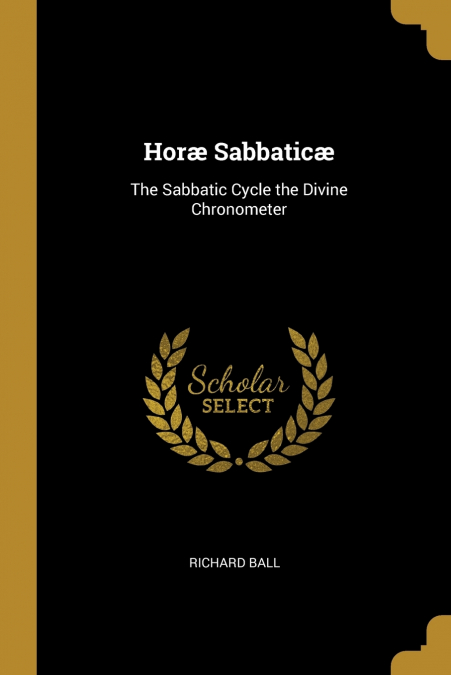 Horæ Sabbaticæ