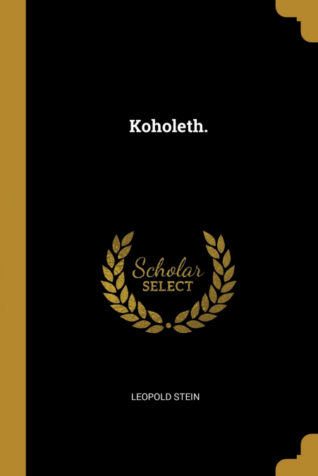 Koholeth.