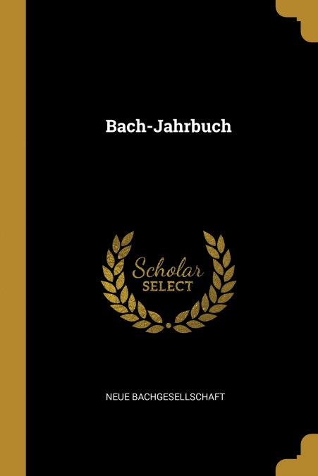 Bach-Jahrbuch