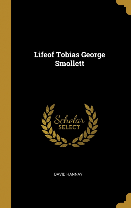Lifeof Tobias George Smollett