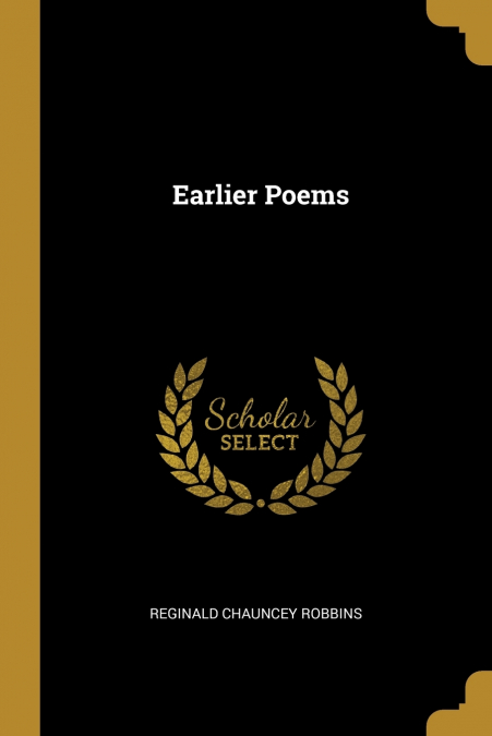 Earlier Poems