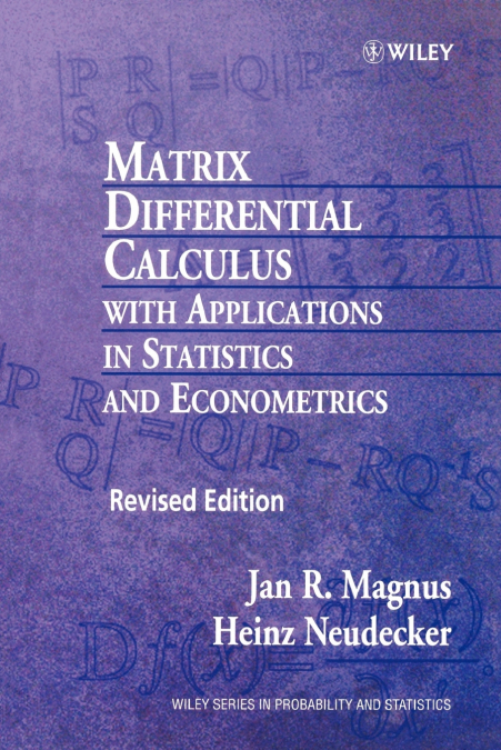 Matrix Differential Calc with Apps Rev