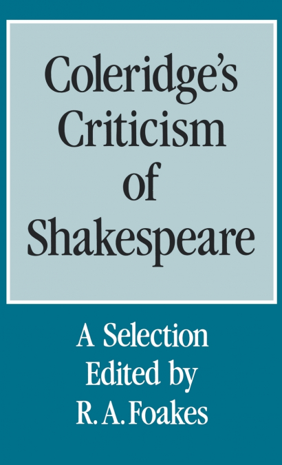 Coleridge’s Criticism of Shakespeare