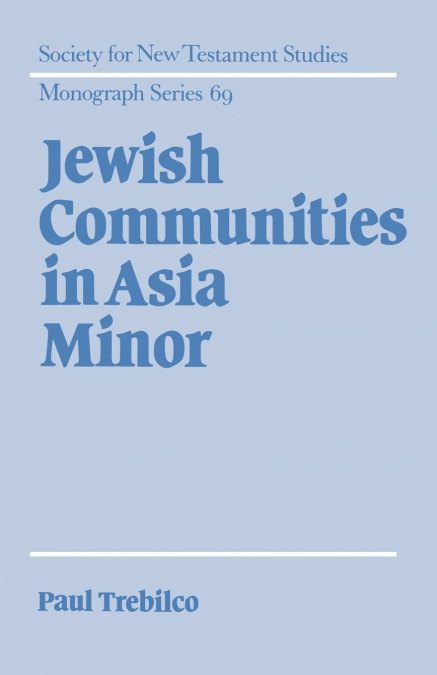 Jewish Communities in Asia Minor