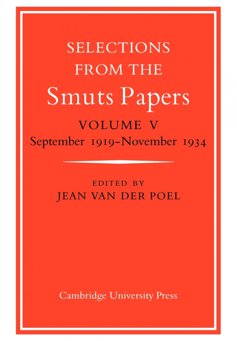 Selections from the Smuts Papers