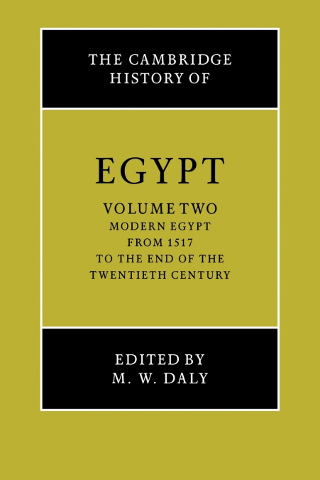 The Cambridge History of Egypt