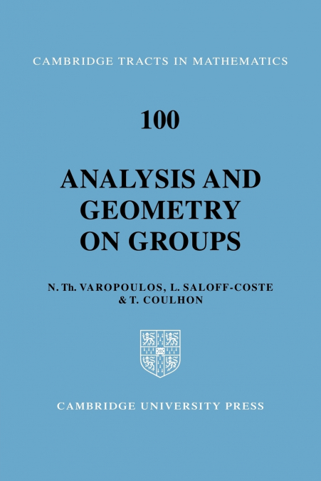 Analysis and Geometry on Groups
