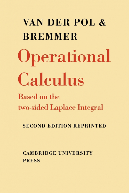 Operational Calculus