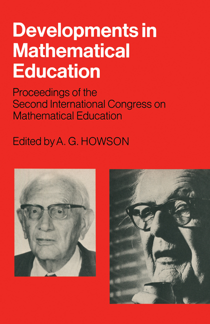Developments in Mathematical Education
