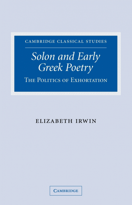 Solon and Early Greek Poetry