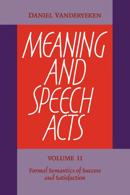 Meaning and Speech Acts
