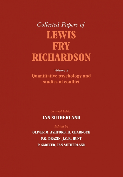 The Collected Papers of Lewis Fry Richardson