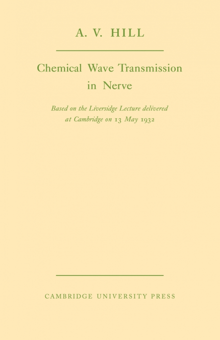 Chemical Wave Transmission in Nerve
