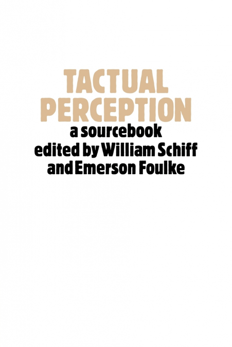 Tactual Perception