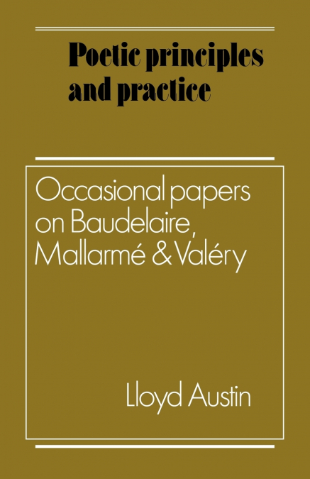 Poetic Principles and Practice