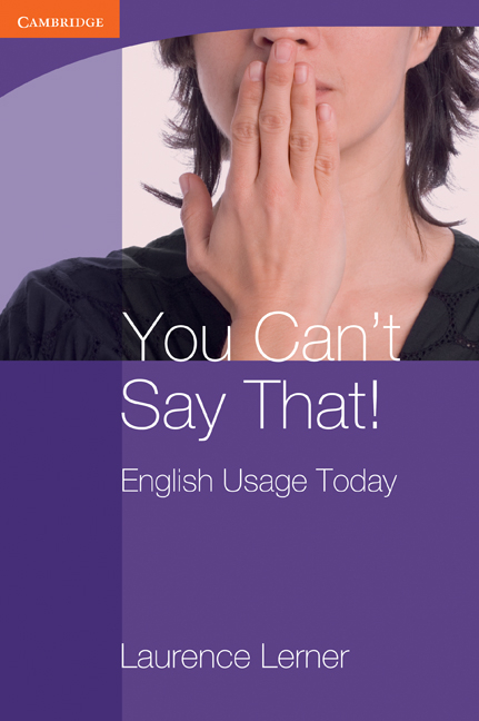 You Can’t Say That!