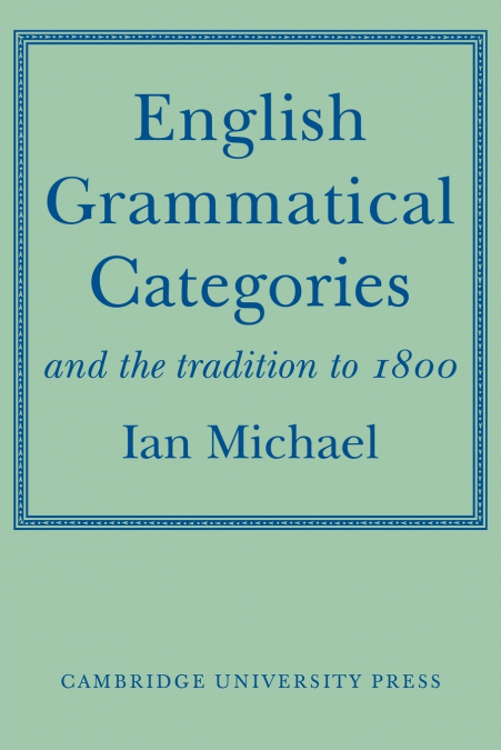 English Grammatical Categories
