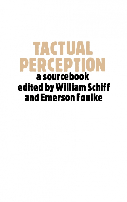 Tactual Perception