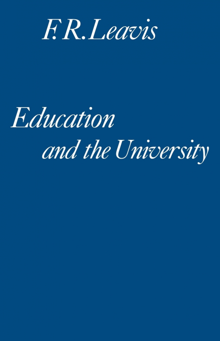 Education and the University