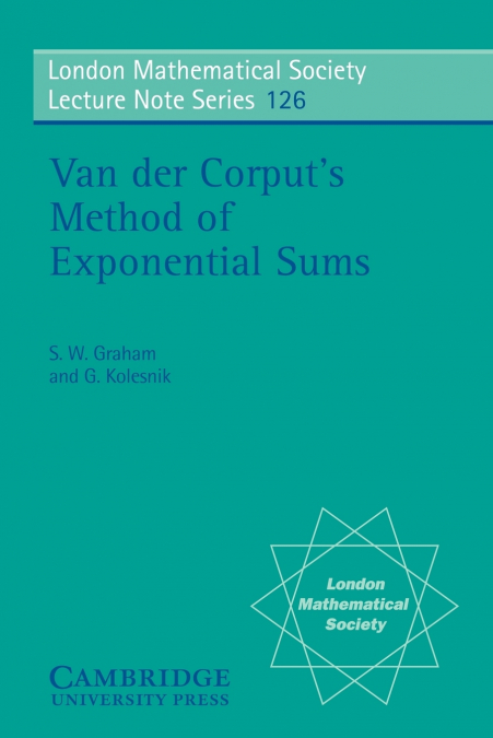 Van Der Corput’s Method of Exponential Sums