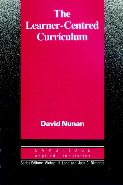 The Learner-Centred Curriculum