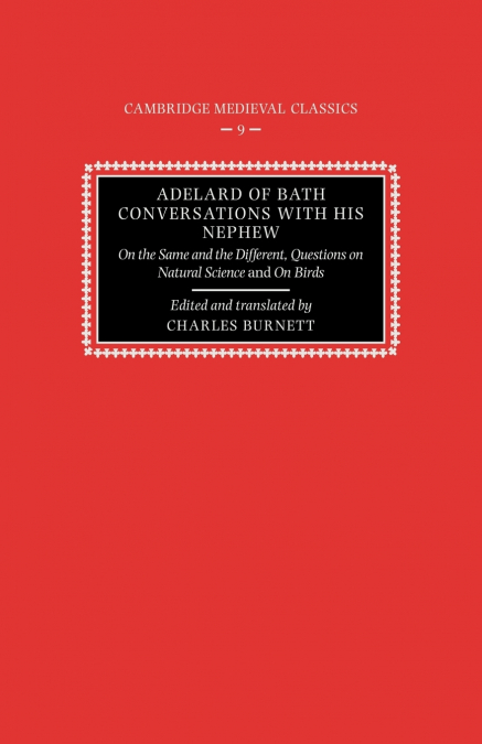 Adelard of Bath, Conversations with His Nephew
