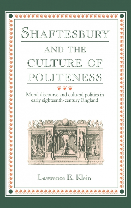 Shaftesbury and the Culture of Politeness