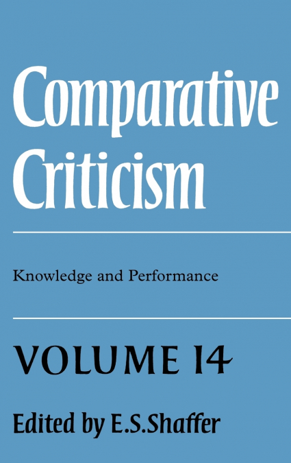 Comparative Criticism