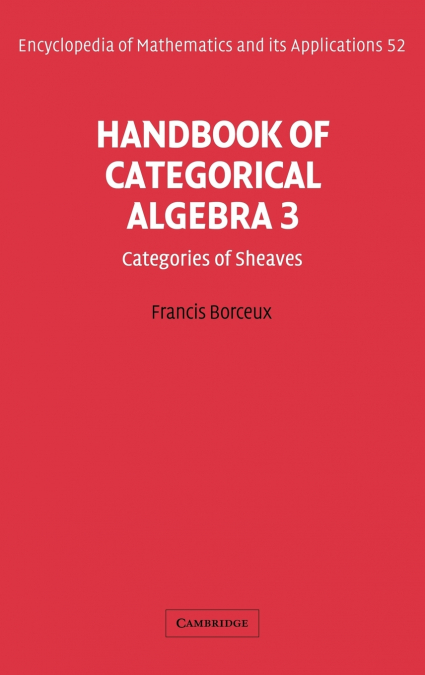 Handbook of Categorical Algebra