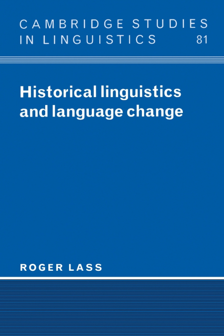 Historical Linguistics and Language Change