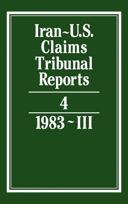Iran-U.S. Claims Tribunal Reports