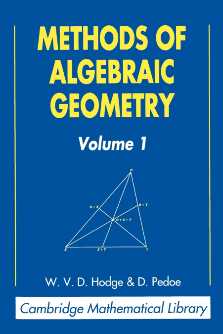 Methods of Algebraic Geometry