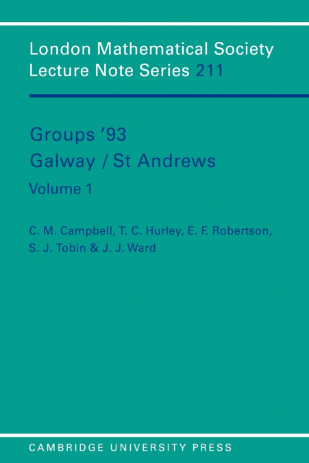Groups ’93 Galway/St Andrews