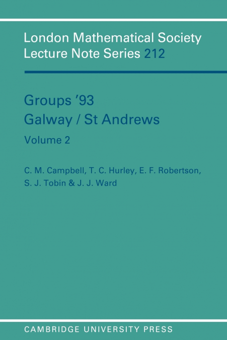 Groups ’93 Galway/St Andrews