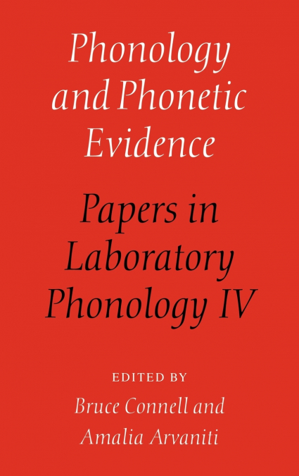 Phonology and Phonetic Evidence