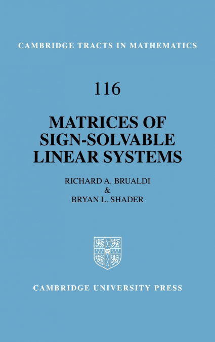 Matrices of Sign-Solvable Linear Systems