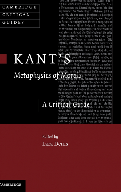 Kant’s ’Metaphysics of Morals’
