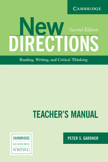 New Directions Teacher’s Manual