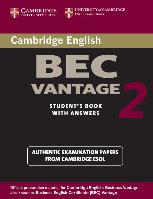 Cambridge BEC Vantage 2 Student’s Book with Answers