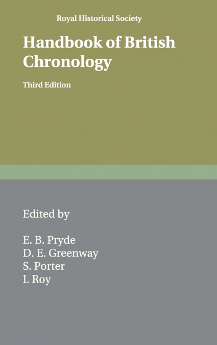 Handbook of British Chronology