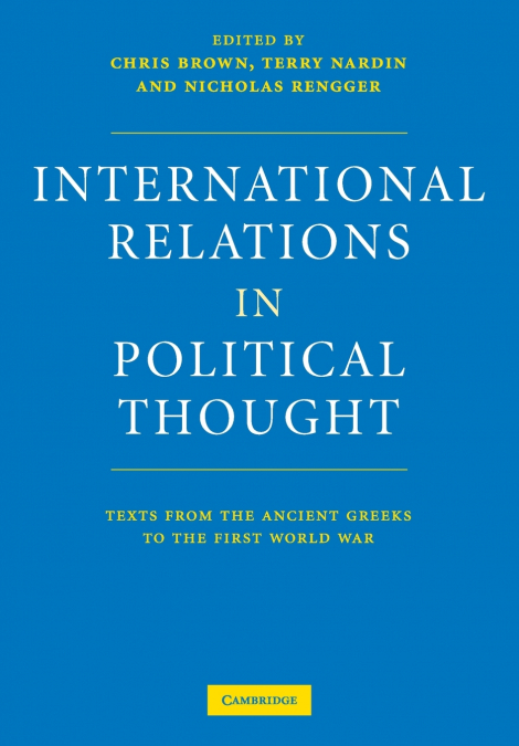 International Relations in Political Thought