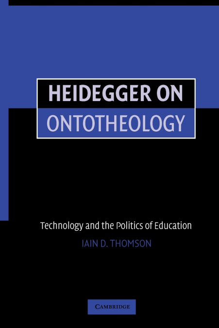 Heidegger on Ontotheology