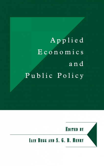 Applied Economics and Public Policy