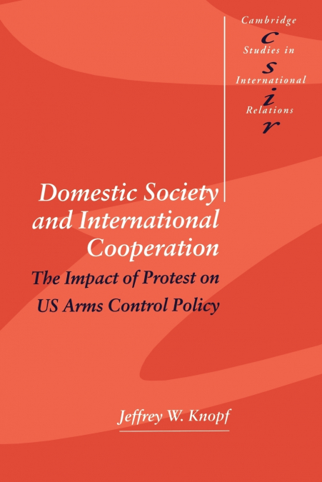 Domestic Society and International Cooperation