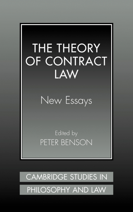 The Theory of Contract Law